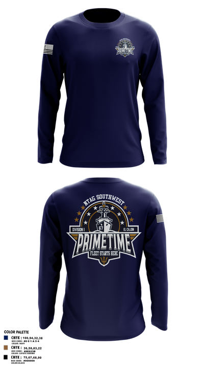 PRIMETIME 79081947 Long Sleeve Performance Shirt 1