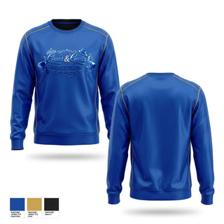 Crew Neck Sweatshirt, Gems and gents, Cheer, Teamtime, Team time, sublimation, custom sports apparel, team uniforms, spirit wear, spiritwear, sports uniforms, custom shirts, team store, custom team store, fundraiser sports, apparel fundraiser