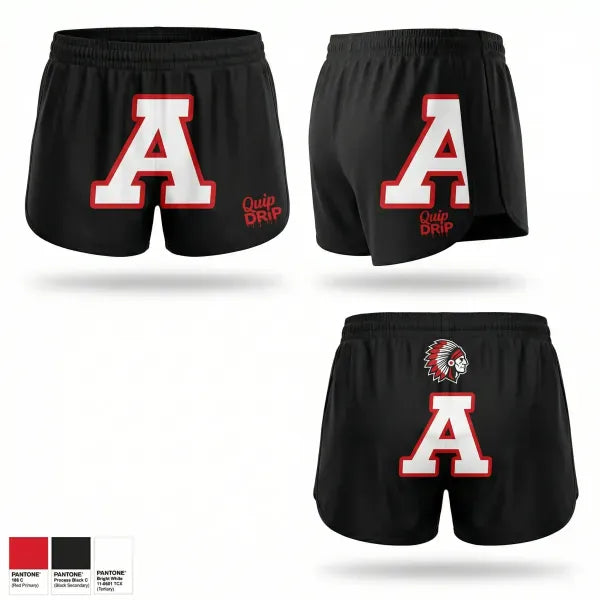 Womens Shorts, Aliquippa Quips, , Teamtime, Team time, sublimation, custom sports apparel, team uniforms, spirit wear, spiritwear, sports uniforms, custom shirts, team store, custom team store, fundraiser sports, apparel fundraiser