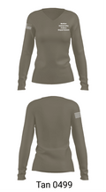 Butler University Police Department 77237012 Women's Long Sleeve V-neck Shirt - 11