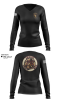 Full House Women's Long Sleeve V-neck Shirt - 12