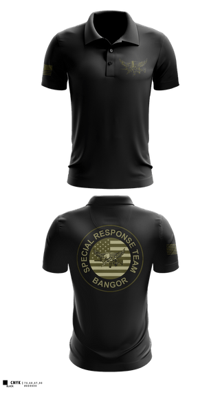 Short Sleeve Performance Polo, Bangor PD SRT, Police, Teamtime, Team time, sublimation, custom sports apparel, team uniforms, spirit wear, spiritwear, sports uniforms, custom shirts, team store, custom team store, fundraiser sports, apparel fundraiser