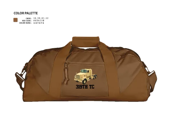 Duffle Bag, 319th TC, , Teamtime, Team time, sublimation, custom sports apparel, team uniforms, spirit wear, spiritwear, sports uniforms, custom shirts, team store, custom team store, fundraiser sports, apparel fundraiser