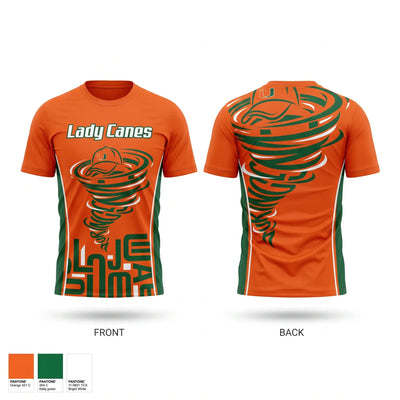 Lady Canes Short Sleeve Performance Shirt - 1