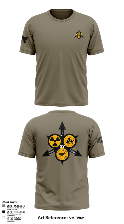 51st WMD-CST 58397941 Short Sleeve Performance Shirt - 1