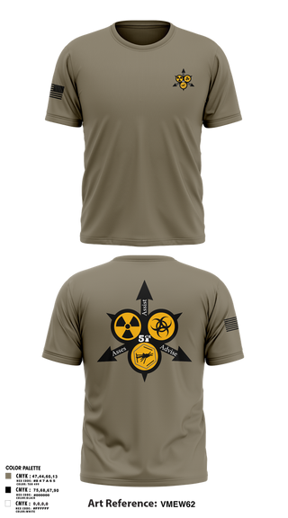 Old School Cotton Feel Shirt, 51st WMD-CST, , Teamtime, Team time, sublimation, custom sports apparel, team uniforms, spirit wear, spiritwear, sports uniforms, custom shirts, team store, custom team store, fundraiser sports, apparel fundraiser