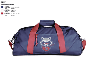 Duffle Bag, Oak Hill High School, Spirit Store, Teamtime, Team time, sublimation, custom sports apparel, team uniforms, spirit wear, spiritwear, sports uniforms, custom shirts, team store, custom team store, fundraiser sports, apparel fundraiser