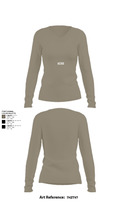 ACSO 78594459 Women's Long Sleeve V-neck Shirt - 59