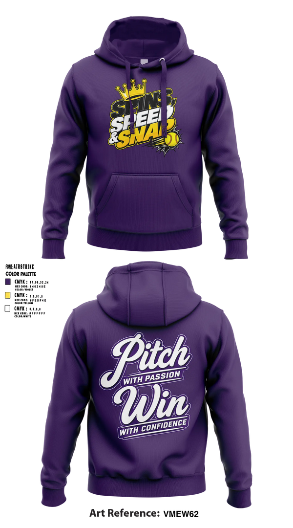 Hoodie, Spins, Speed & Snap Pitching, , Teamtime, Team time, sublimation, custom sports apparel, team uniforms, spirit wear, spiritwear, sports uniforms, custom shirts, team store, custom team store, fundraiser sports, apparel fundraiser