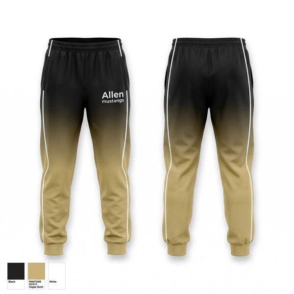 Sweatpants, Allen mustangs, Cheer, Teamtime, Team time, sublimation, custom sports apparel, team uniforms, spirit wear, spiritwear, sports uniforms, custom shirts, team store, custom team store, fundraiser sports, apparel fundraiser