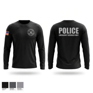 Long Sleeve Performance Shirt, Emergency services unit, Police, Teamtime, Team time, sublimation, custom sports apparel, team uniforms, spirit wear, spiritwear, sports uniforms, custom shirts, team store, custom team store, fundraiser sports, apparel fundraiser
