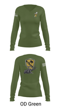 3227 aircav 53479323 Women's Long Sleeve V-neck Shirt - 57