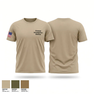 Old School Cotton Feel Shirt, Criminal Investigation Division, Police, Teamtime, Team time, sublimation, custom sports apparel, team uniforms, spirit wear, spiritwear, sports uniforms, custom shirts, team store, custom team store, fundraiser sports, apparel fundraiser