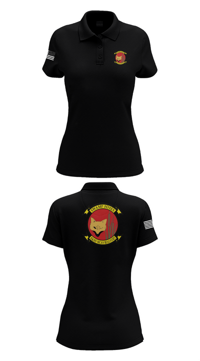 Headquarters & Headquarters Squadron 11394515 Women's Short Sleeve Performance Polo  - 35