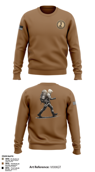 Crew Neck Sweatshirt, 7th Group, Army, Teamtime, Team time, sublimation, custom sports apparel, team uniforms, spirit wear, spiritwear, sports uniforms, custom shirts, team store, custom team store, fundraiser sports, apparel fundraiser