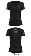 Nashville Police Department 22695418 Women's Short Sleeve V-neck Shirt - 27