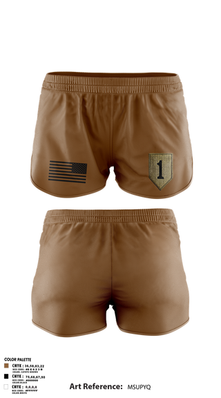 Ranger Panties, 1st infantry division, , Teamtime, Team time, sublimation, custom sports apparel, team uniforms, spirit wear, spiritwear, sports uniforms, custom shirts, team store, custom team store, fundraiser sports, apparel fundraiser