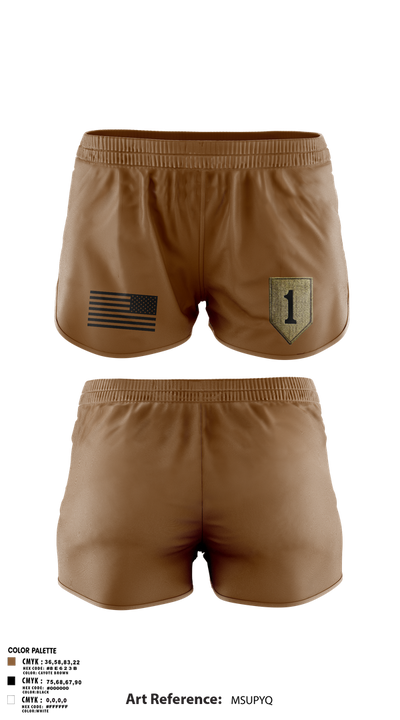 1st infantry division 88621490 Ranger Panties - 1