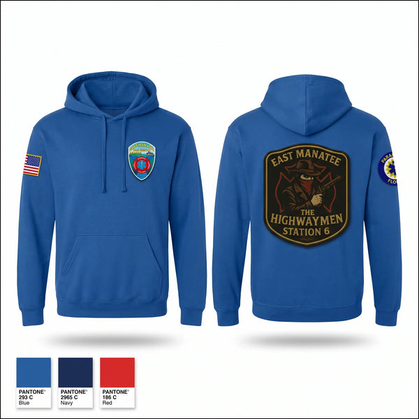 Hoodie, East Manatee, Fire Department, Teamtime, Team time, sublimation, custom sports apparel, team uniforms, spirit wear, spiritwear, sports uniforms, custom shirts, team store, custom team store, fundraiser sports, apparel fundraiser
