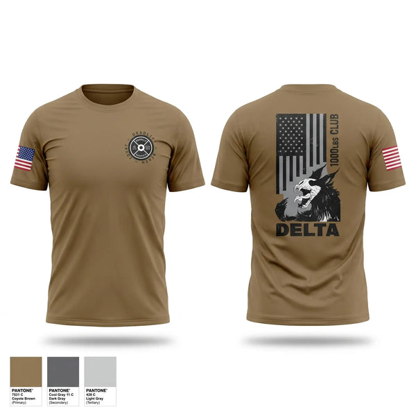 Short Sleeve Performance Shirt, Delta 5-7 ADA, Army, Teamtime, Team time, sublimation, custom sports apparel, team uniforms, spirit wear, spiritwear, sports uniforms, custom shirts, team store, custom team store, fundraiser sports, apparel fundraiser