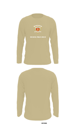 Long Sleeve Performance Shirt, USS Rafael Peralta DDG 115, Navy, Teamtime, Team time, sublimation, custom sports apparel, team uniforms, spirit wear, spiritwear, sports uniforms, custom shirts, team store, custom team store, fundraiser sports, apparel fundraiser