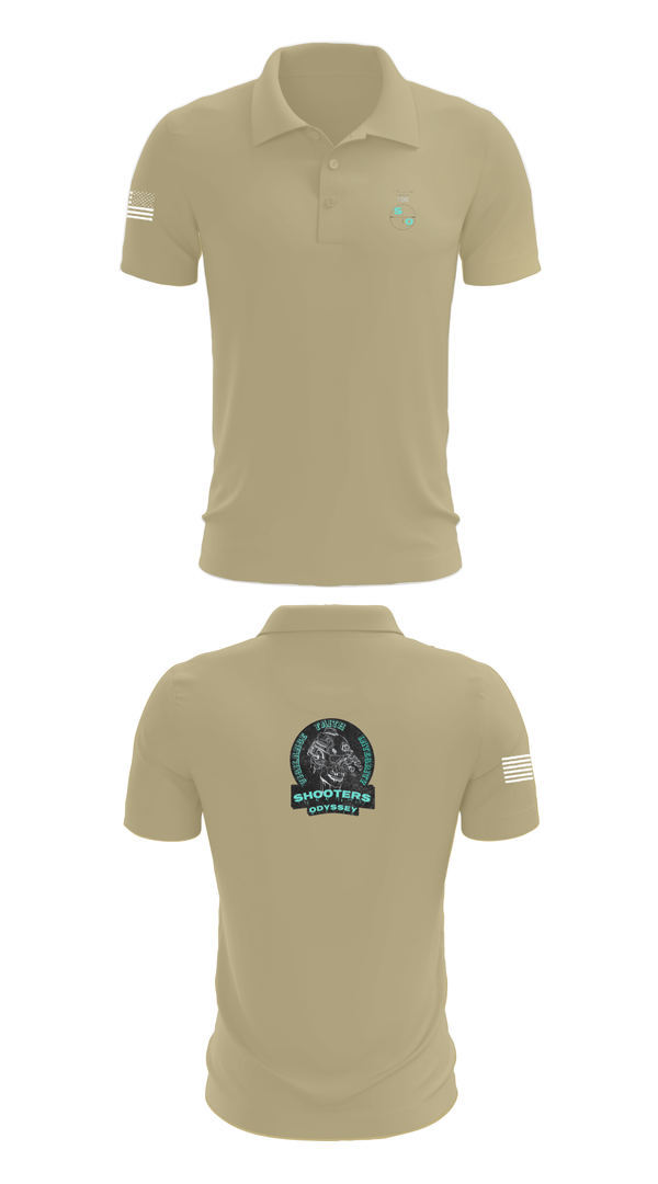 Short Sleeve Performance Polo, Shooters odyssey, National Guard, Teamtime, Team time, sublimation, custom sports apparel, team uniforms, spirit wear, spiritwear, sports uniforms, custom shirts, team store, custom team store, fundraiser sports, apparel fundraiser