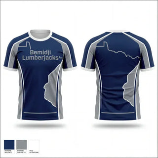 Short Sleeve Performance Shirt, Bemidji Lumberjacks, Men's Basketball, Teamtime, Team time, sublimation, custom sports apparel, team uniforms, spirit wear, spiritwear, sports uniforms, custom shirts, team store, custom team store, fundraiser sports, apparel fundraiser