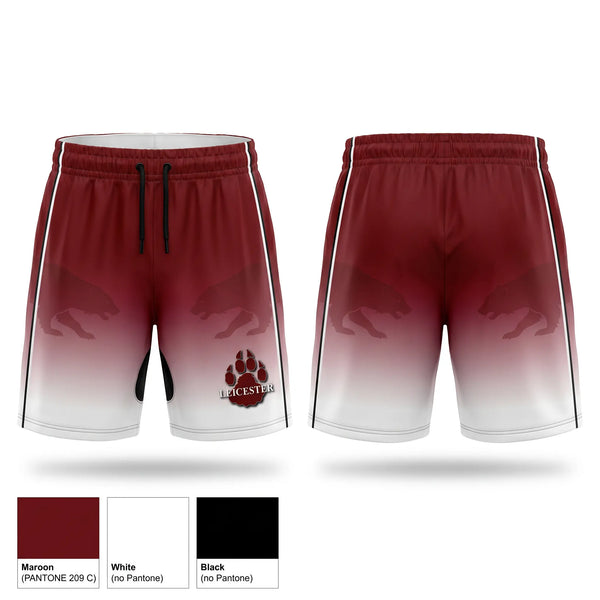 Athletic Shorts With Pockets, Leicester High School Basketball, Men's Basketball, Teamtime, Team time, sublimation, custom sports apparel, team uniforms, spirit wear, spiritwear, sports uniforms, custom shirts, team store, custom team store, fundraiser sports, apparel fundraiser