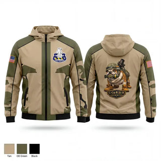 Windbreaker, C-co 4-31 INF Mortar Section, Army, Teamtime, Team time, sublimation, custom sports apparel, team uniforms, spirit wear, spiritwear, sports uniforms, custom shirts, team store, custom team store, fundraiser sports, apparel fundraiser