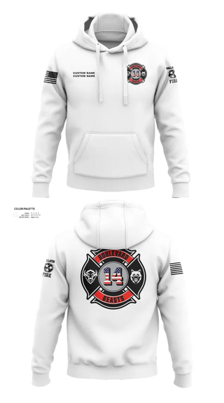 Hoodie, Gallatin Fire Department Station 4, Fire Department, Teamtime, Team time, sublimation, custom sports apparel, team uniforms, spirit wear, spiritwear, sports uniforms, custom shirts, team store, custom team store, fundraiser sports, apparel fundraiser