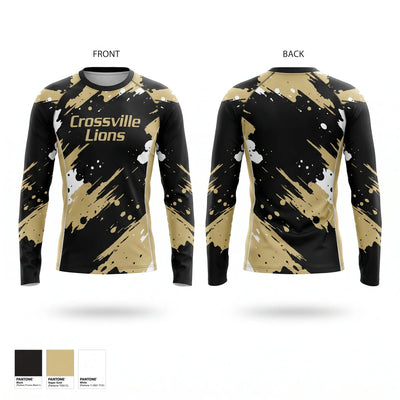 Crossville Lions Long Sleeve Performance Shirt 1