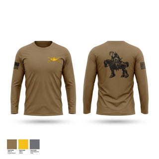 Long Sleeve Performance Shirt, Defender Troop 1-94 CAV, National Guard, Teamtime, Team time, sublimation, custom sports apparel, team uniforms, spirit wear, spiritwear, sports uniforms, custom shirts, team store, custom team store, fundraiser sports, apparel fundraiser