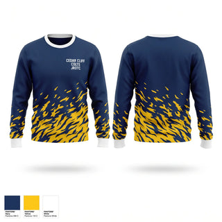Crew Neck Sweatshirt, CEDAR CLIFF COLTS JROTC, Spirit Store, Teamtime, Team time, sublimation, custom sports apparel, team uniforms, spirit wear, spiritwear, sports uniforms, custom shirts, team store, custom team store, fundraiser sports, apparel fundraiser