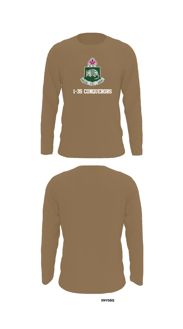 Long Sleeve Performance Shirt, 1-35 conquerors, , Teamtime, Team time, sublimation, custom sports apparel, team uniforms, spirit wear, spiritwear, sports uniforms, custom shirts, team store, custom team store, fundraiser sports, apparel fundraiser