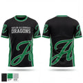 Taylor Allderdice Dragons 3922669 Soft Poly Tee Cotton Like Feel - 1