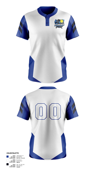 Two Button Softball Jersey, Capital Area Mainiacs, Softball, Teamtime, Team time, sublimation, custom sports apparel, team uniforms, spirit wear, spiritwear, sports uniforms, custom shirts, team store, custom team store, fundraiser sports, apparel fundraiser