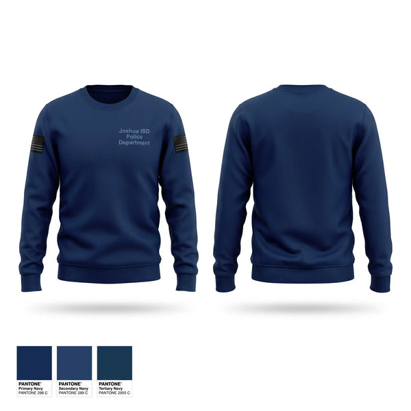 Crew Neck Sweatshirt, Joshua ISD Police Department, Police, Teamtime, Team time, sublimation, custom sports apparel, team uniforms, spirit wear, spiritwear, sports uniforms, custom shirts, team store, custom team store, fundraiser sports, apparel fundraiser