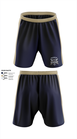 Athletic Shorts With Pockets, Georgia Stingerz, Baseball, Teamtime, Team time, sublimation, custom sports apparel, team uniforms, spirit wear, spiritwear, sports uniforms, custom shirts, team store, custom team store, fundraiser sports, apparel fundraiser