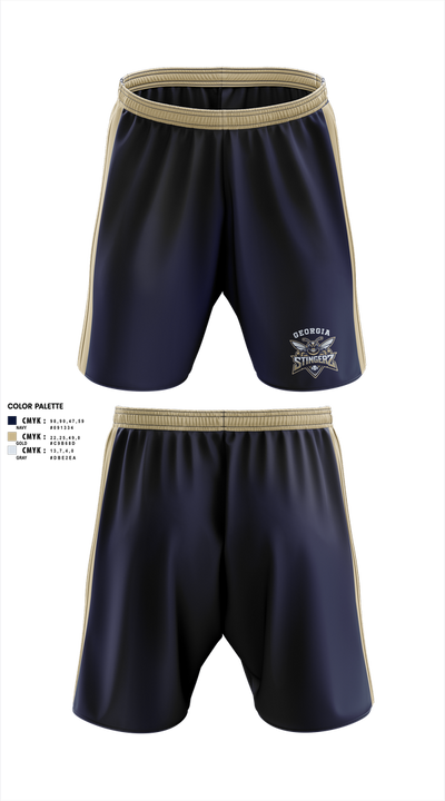 Georgia Stingerz 36850380 Athletic Shorts With Pockets - 1 (1)