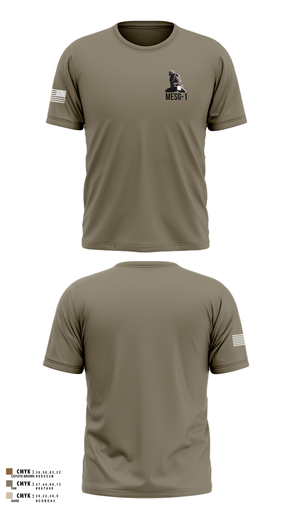 MESG-1 71337313 Old School Cotton Feel Shirt - 101