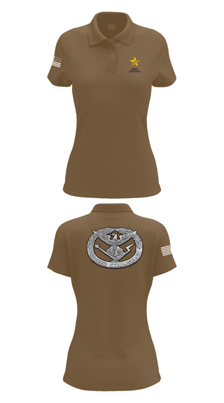 Womens Short Sleeve Performance Polo, ARCC, Army, Teamtime, Team time, sublimation, custom sports apparel, team uniforms, spirit wear, spiritwear, sports uniforms, custom shirts, team store, custom team store, fundraiser sports, apparel fundraiser