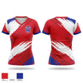 W.I.T. 71993395 Women's Short Sleeve V-neck Shirt - 1