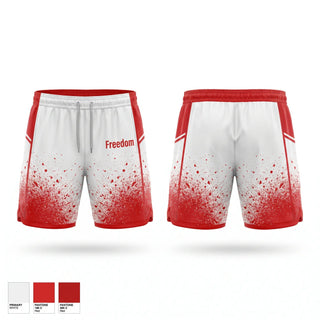 Athletic Shorts With Pockets, Freedom, Softball, Teamtime, Team time, sublimation, custom sports apparel, team uniforms, spirit wear, spiritwear, sports uniforms, custom shirts, team store, custom team store, fundraiser sports, apparel fundraiser