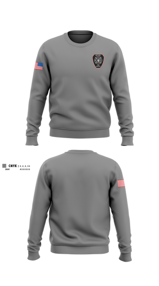 Crew Neck Sweatshirt, Litchfield Volunteer Fire Department, Fire Department, Teamtime, Team time, sublimation, custom sports apparel, team uniforms, spirit wear, spiritwear, sports uniforms, custom shirts, team store, custom team store, fundraiser sports, apparel fundraiser