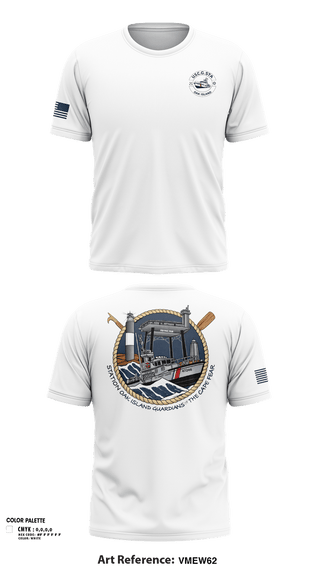 Old School Cotton Feel Shirt, CG STA OAK ISLAND, Coast Guard, Teamtime, Team time, sublimation, custom sports apparel, team uniforms, spirit wear, spiritwear, sports uniforms, custom shirts, team store, custom team store, fundraiser sports, apparel fundraiser