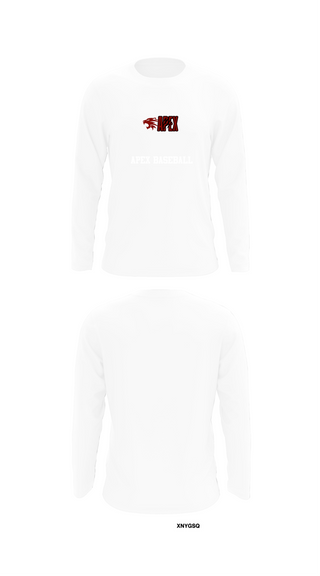 Long Sleeve Performance Shirt, Apex Baseball, Baseball, Teamtime, Team time, sublimation, custom sports apparel, team uniforms, spirit wear, spiritwear, sports uniforms, custom shirts, team store, custom team store, fundraiser sports, apparel fundraiser