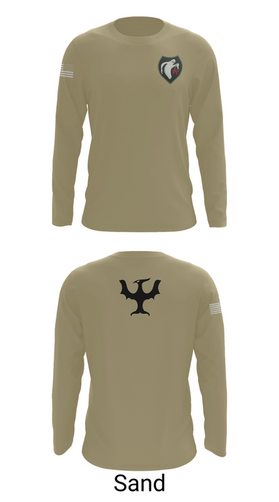 340th Psyop Co. 52894625 Long Sleeve Performance Shirt 86