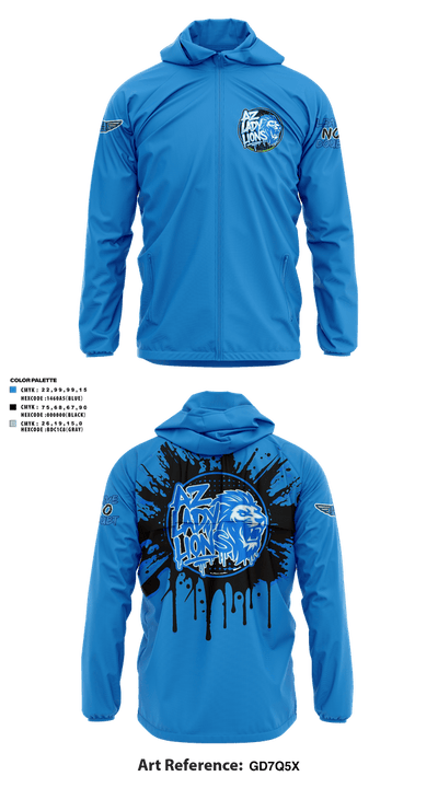 AZ Lady Lions 90160831 Windbreaker - 12