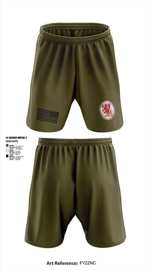 Athletic Shorts With Pockets, 3rd Battalion 13th Field Artillery Regiment, , Teamtime, Team time, sublimation, custom sports apparel, team uniforms, spirit wear, spiritwear, sports uniforms, custom shirts, team store, custom team store, fundraiser sports, apparel fundraiser