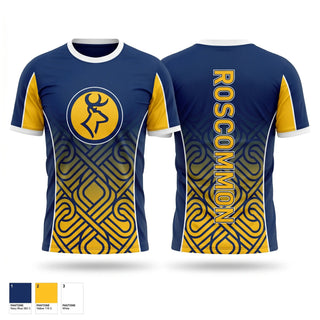 Soft Poly Tee Cotton Like Feel, Roscommon Bucks Track & Field, Track & Field, Teamtime, Team time, sublimation, custom sports apparel, team uniforms, spirit wear, spiritwear, sports uniforms, custom shirts, team store, custom team store, fundraiser sports, apparel fundraiser